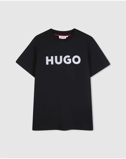 HUGO - Logo Short Sleeve T-Shirt - Kids-Teens