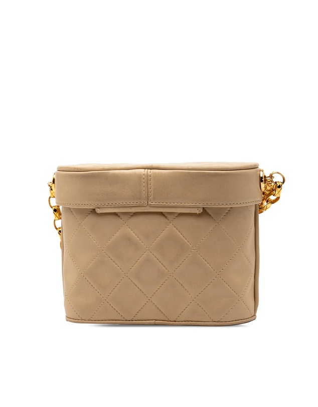 Pre-Loved by Azura Reborn - Pre-Loved CC Quilted Lambskin Tassel Chain Vanity Bag