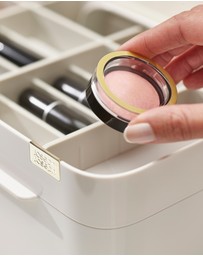 Joseph Joseph - Viva Large Cosmetic Organiser with Removable Mirror (Shell)