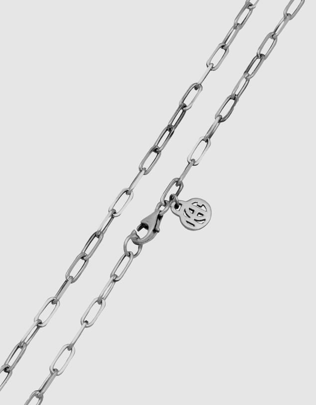 Haze & Glory - ICONIC EXCLUSIVE - Necklace Unisex Long Link Chain 925 Sterling Silver Oxidized