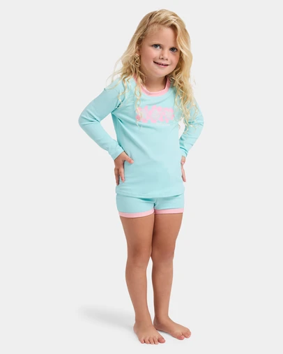 Billabong - Girls 2 to 7 Little Lillies Sunshirt Set