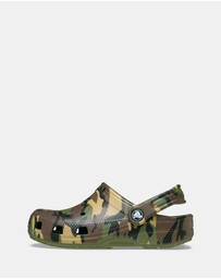 Crocs - Classic Camouflage Clogs - Kids-Teens