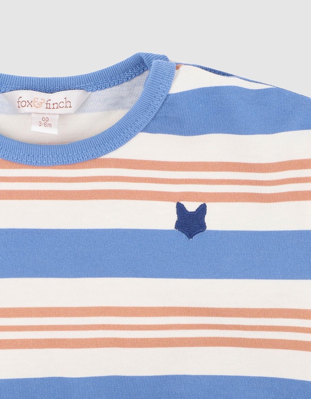 Fox & Finch - Phoenix Stripe Bodysuit - Babies