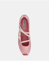 Steve Madden - Joisie Pink Leather Sneakers