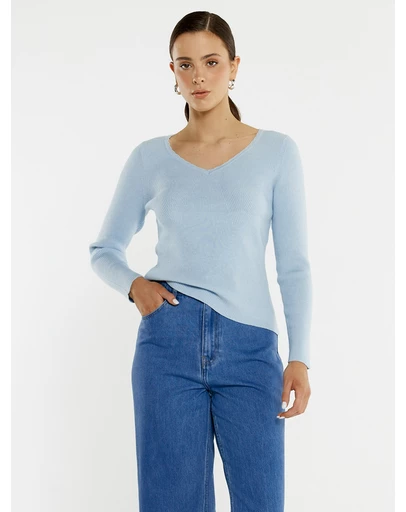 Sass - Hope Trim Knit Top