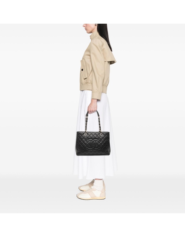 Chanel - Pre-Loved Caviar Grand Shopping Tote