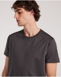 Calibre - Mercerised Crew T-shirt Steel Grey