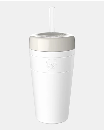 KeepCup - Helix Cold Cup 16oz Reusable Coffee Cup with Straw