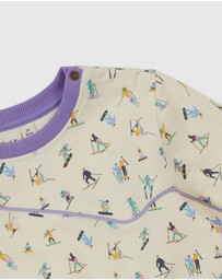 Goldie + Ace - Ski Slopes Terry Sweater - Babies-Kids