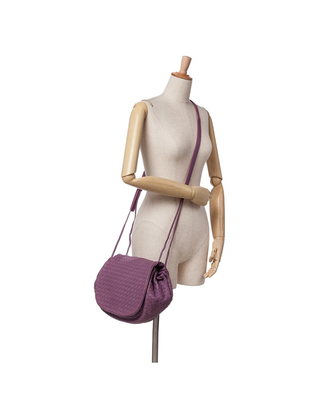 Bottega Veneta - Pre-Loved Nappa Intrecciato Flap Crossbody