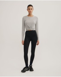 Witchery - Cross Front Long Sleeve Top
