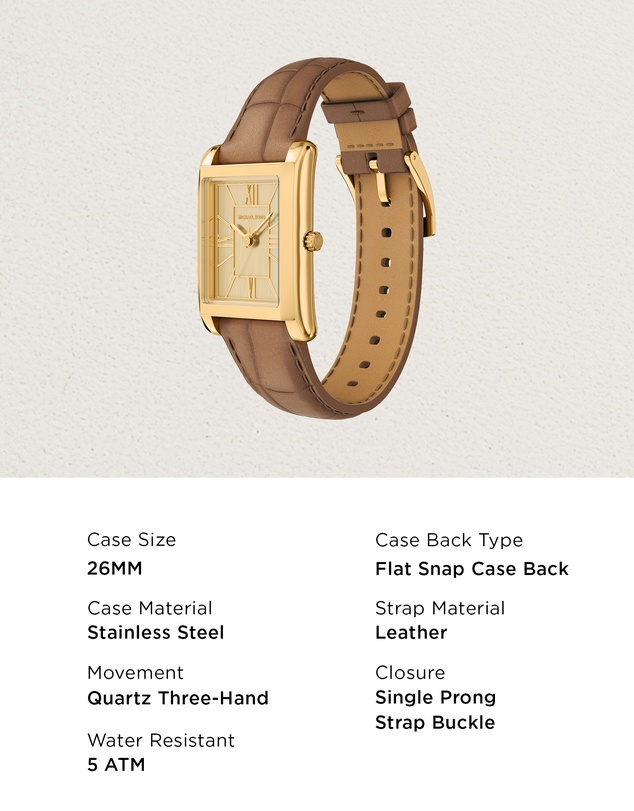 Michael Kors - Essex Brown Analogue Watch