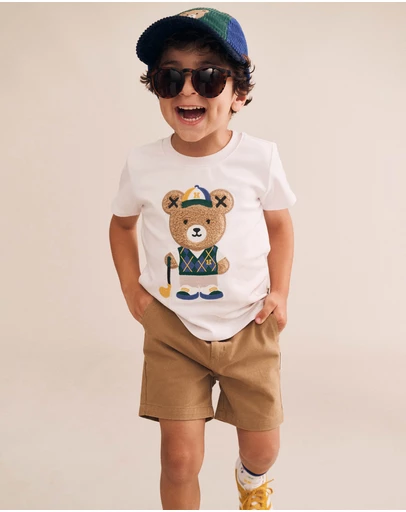 Huxbaby - Golfer Hux Tee - Babies-Kids