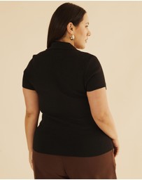 Atmos&Here Curvy - Emira Knitted Top