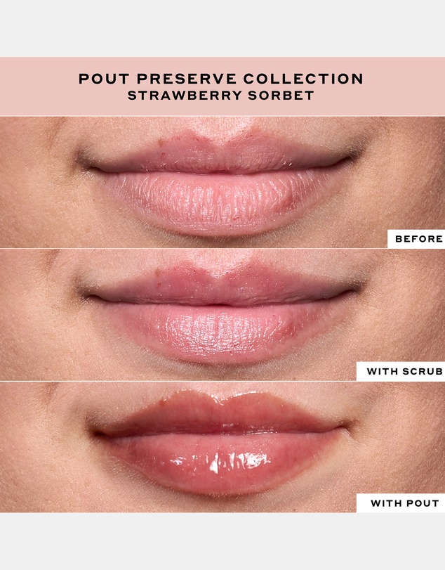 Ole Henriksen - Pout Preserve Sugar Melt Lip Scrub, Strawberry Sorbet