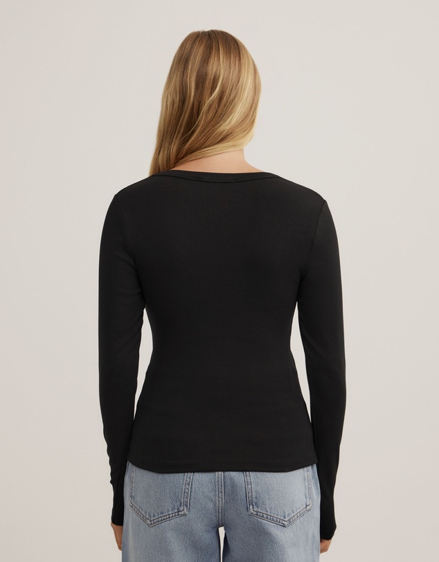 Witchery - V-neck Long Sleeve Top