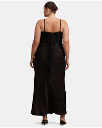 Forever New Curve - Claudia Curve Strappy Corset Maxi Dress