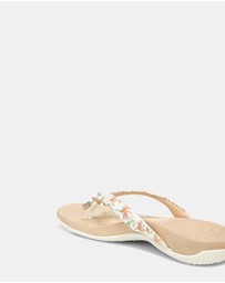 Vionic - Bella Toe Post Sandal - Marshmallow Tropical