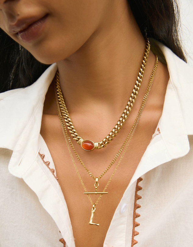 Arms Of Eve - Odette Necklace - Red Agate