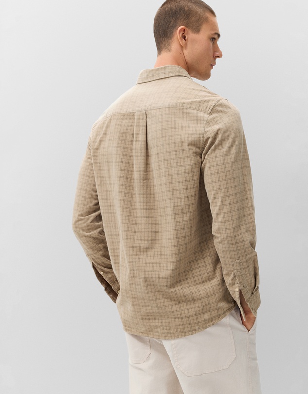 UNISON - Check Cord Regular Fit Shirt