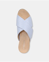 Vionic - Leticia Wedge Sandal - Blue Haze