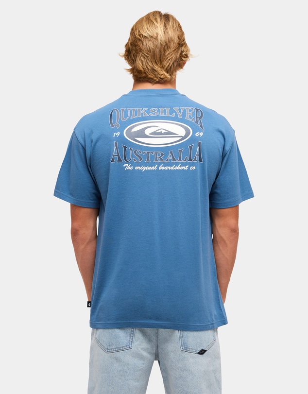 Quiksilver - Mens Retro Lock Up T-Shirt