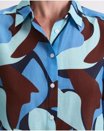 Sportscraft - Wave Print Long Sleeve Shirt