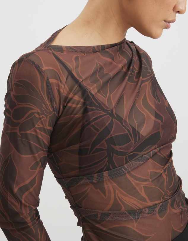 AERE - Nisha Mesh Top