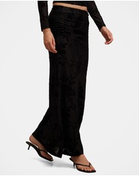 Forever New - Kenzie Mesh Burn Out Skirt
