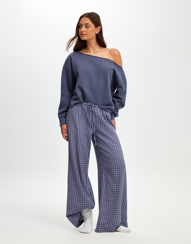 Cotton On Body - Cloud Soft Flannel Wide Leg Pant