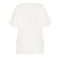 City Chic - Oversized Split Tee