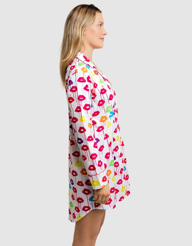 Sant And Abel - Women's Drawbertson Drippy Lips Night Shirt