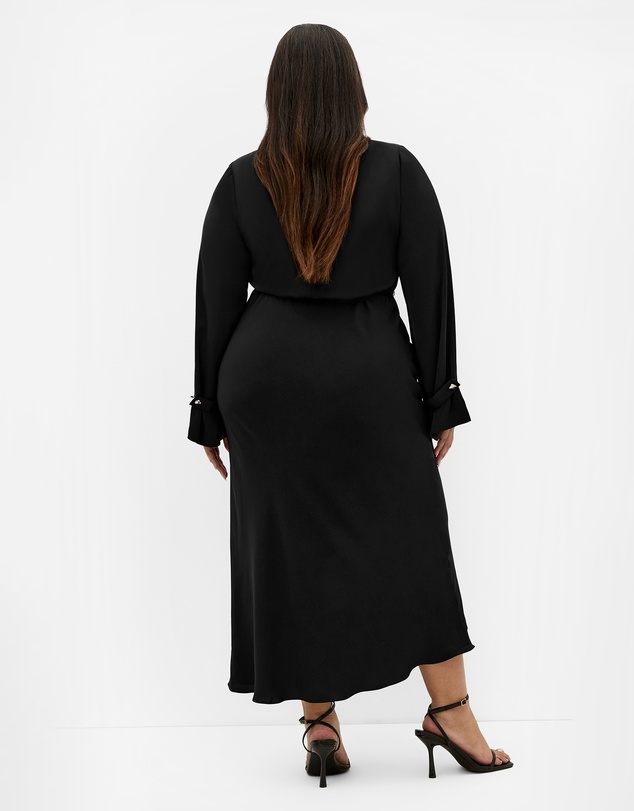 City Chic - Tara Long Sleeve Maxi Dress