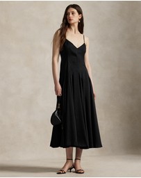 Polo Ralph Lauren - Paneled Satin Dress