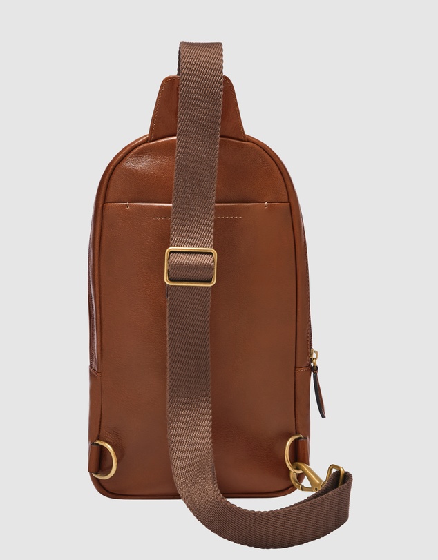 Fossil - Finn Brown Shoulder Bag