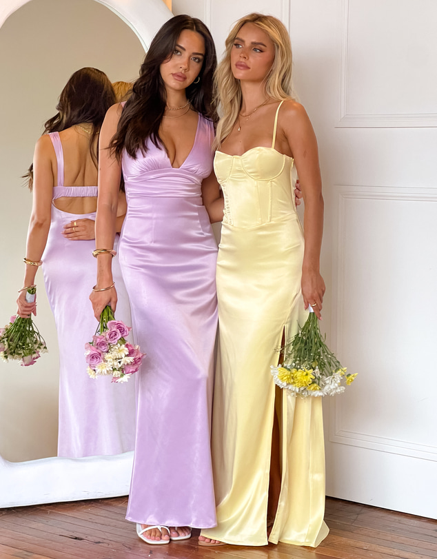 Beginning Boutique - Eli Purple Maxi Dress