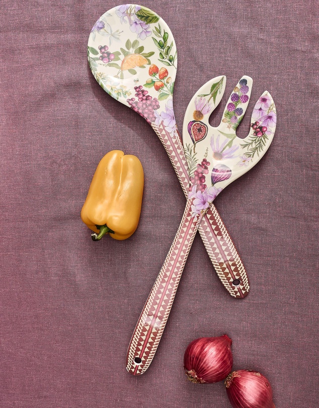La La Land - Vineyard Visions Melamine Salad Server Set