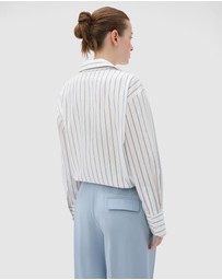 Oroton - Fluid Stripe Shirt