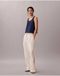 Calvin Klein Jeans - Denim Draped Tank Top