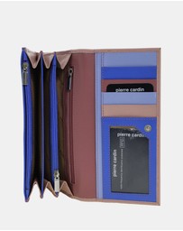Pierre Cardin - Pierre Cardin Multi Colour Leather Ladies Wallet