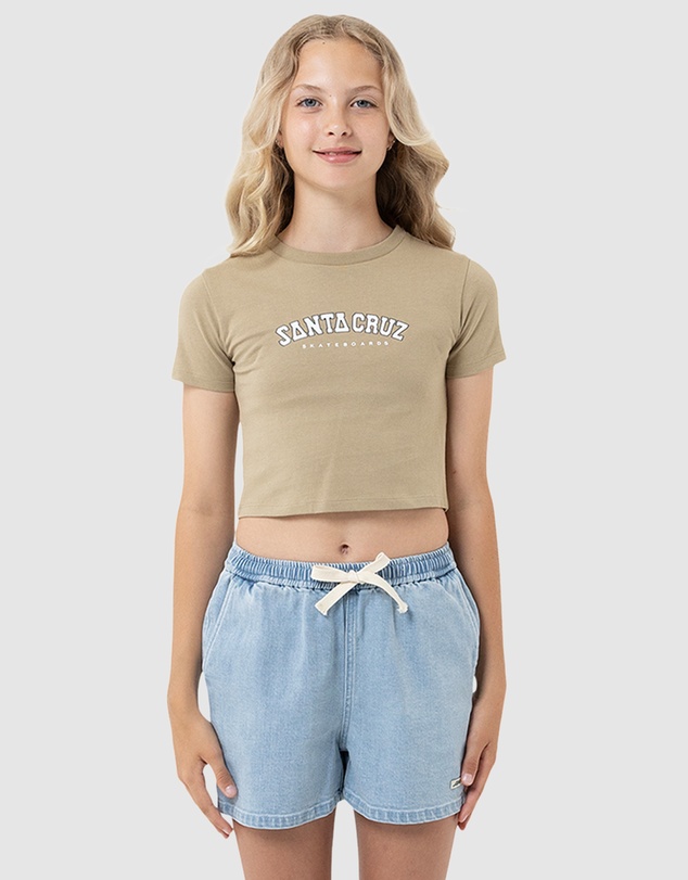 Santa Cruz - College Front Baby Tee - Kids-Teens