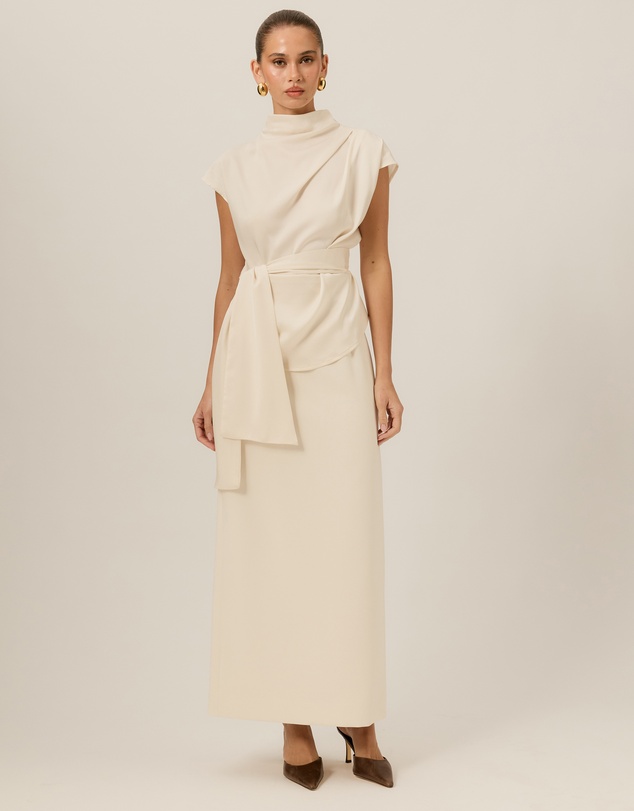 Tussah - Sabrina High Waist Midi Skirt