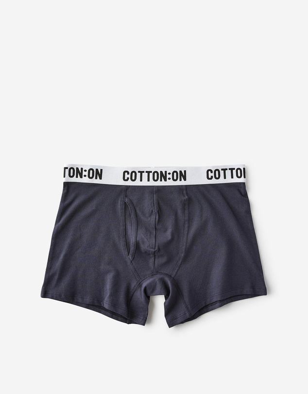 Cotton On - 3 Pack Mens Organic Cotton Trunks