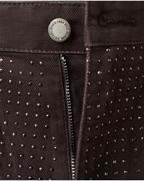 M.N.G - Wide-Leg Jeans With Rhinestones