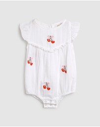 Alex & Ant - Pretty Romper - White