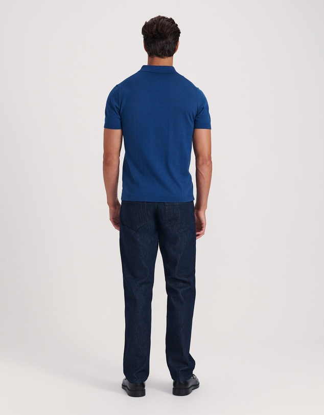 SABA - Marone Cotton Knit Polo