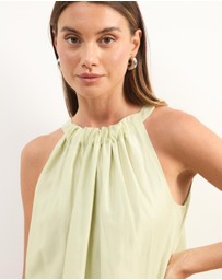Atmos&Here - Paloma Voile Halter Neck Top