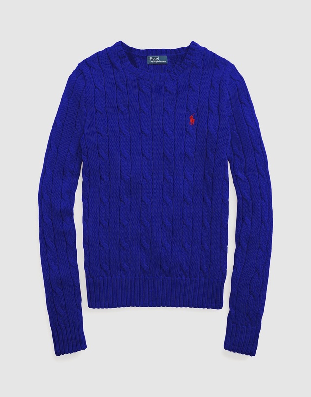 Polo Ralph Lauren - Cable-Knit Cotton Crewneck Sweater - ICONIC EXCLUSIVE