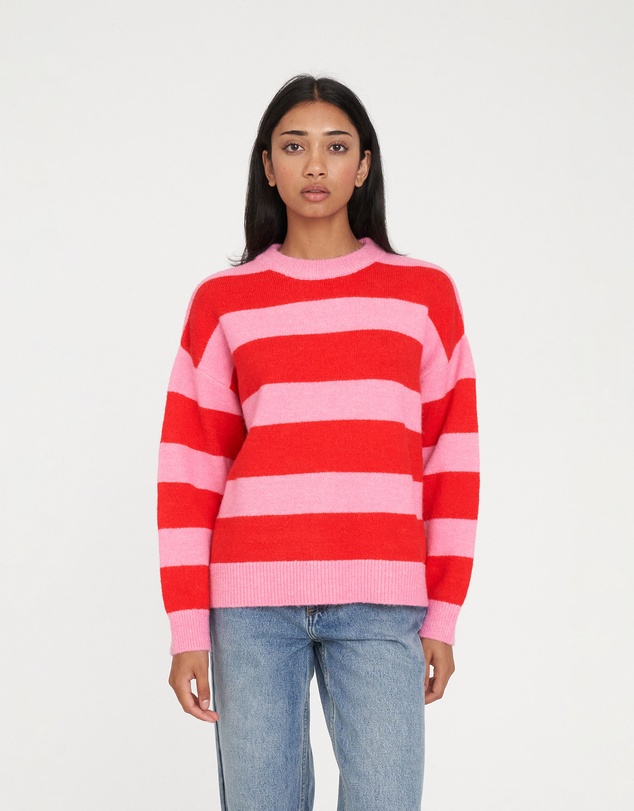 Huffer - Kenzie Stripe Knit Crew