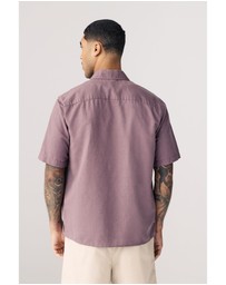 NEXT - Cotton Linen Blend Short Sleeve Shirt Standard Collar